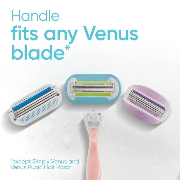 slide 4 of 29, Gillette Venus Extra Smooth Women's Razor with Reusable Razor Handle, 4 Razor Blade Refills and Shower Holder, 1 ct