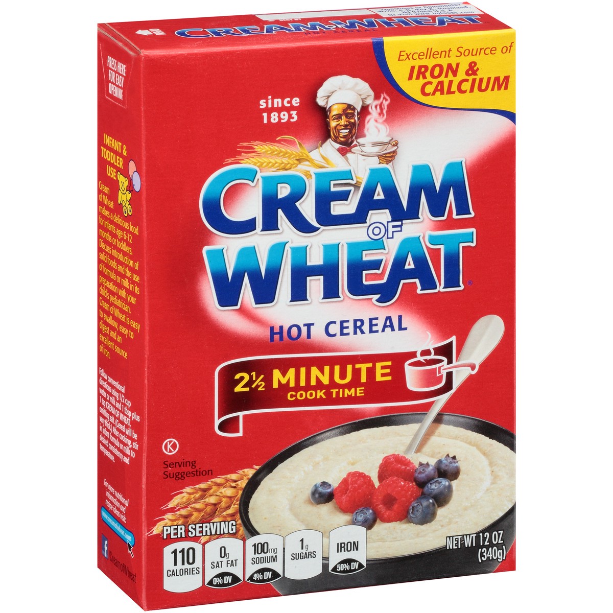 slide 6 of 15, Cream of Wheat Nabisco Quick Cream Of Wheat, 12 oz