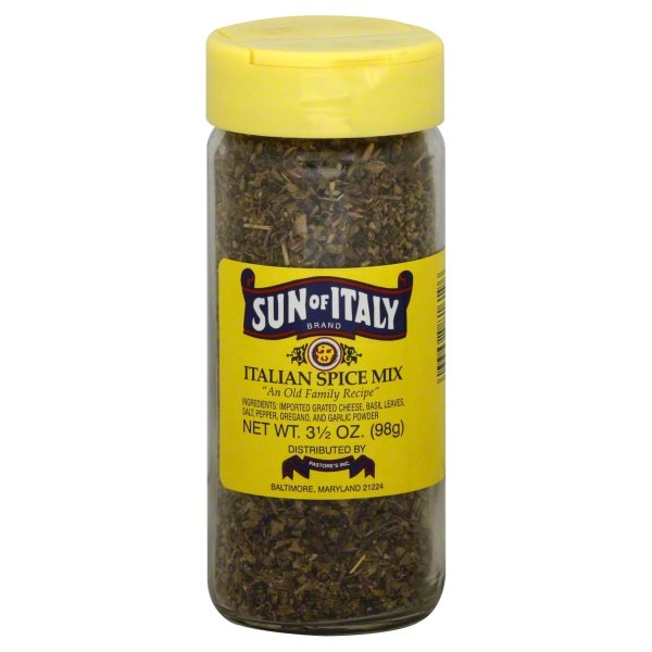 slide 1 of 1, Sun of Italy Italian Spice Mix, 3.5 oz