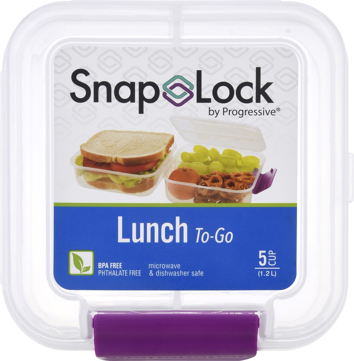 slide 4 of 11, Progressive Snap Lock Lunch To-Go Container 1 ea, 1 ct