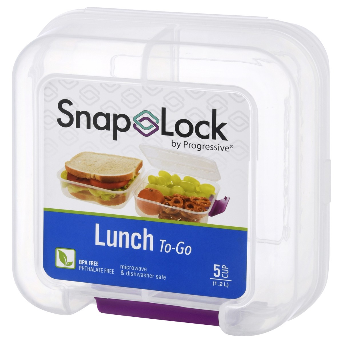 slide 5 of 11, Progressive Snap Lock Lunch To-Go Container 1 ea, 1 ct