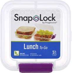 Progressive Snap Lock Lunch To-Go Container 1 ea