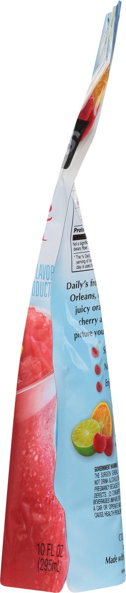 slide 7 of 9, Daily's Hurricane Ready to Drink Frozen Cocktail, 10 FL OZ Pouch, 10 fl oz