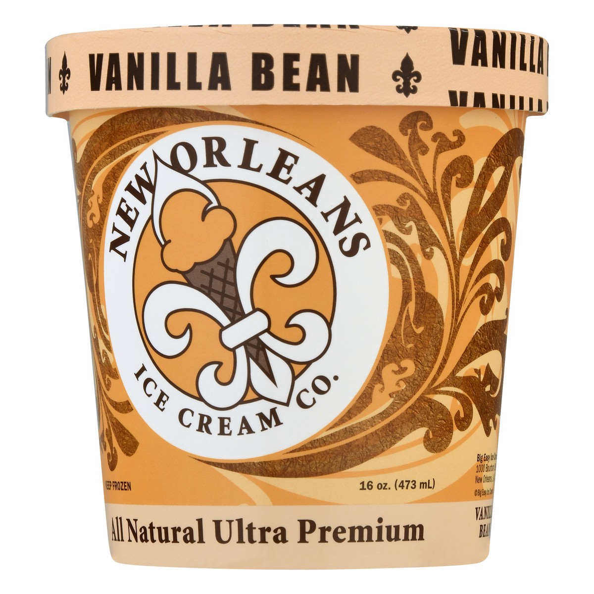 slide 6 of 11, New Orleans Ice Cream Co. Ultra Premium All Natural Vanilla Bean Ice Cream 16.0 oz, 16 oz