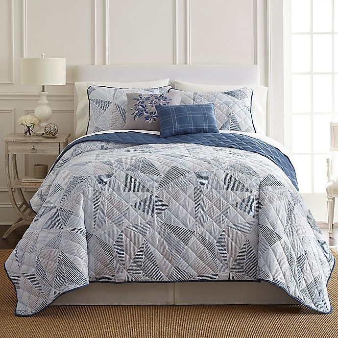 slide 1 of 1, Pacific Coast Textiles Dillon Queen Quilt Set, 5 ct