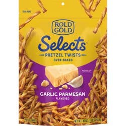 Rold Gold Selects Pretzels Twists Garlic Parmesan Flavored 16 Oz