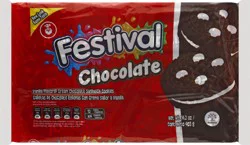 Festival 12 Pack Chocolate Sandwich Cookies 12 ea