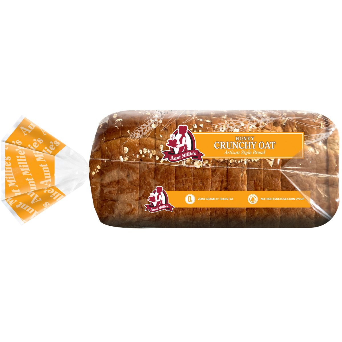 slide 2 of 8, Aunt Millie's Bakehouse Artisan Style Honey Crunchy Oat Bread 20 oz, 20 oz