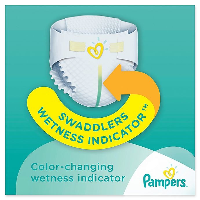 slide 2 of 5, Pampers Swaddlers Sensitive Size 1 Economy Pack Diapers, 156 ct