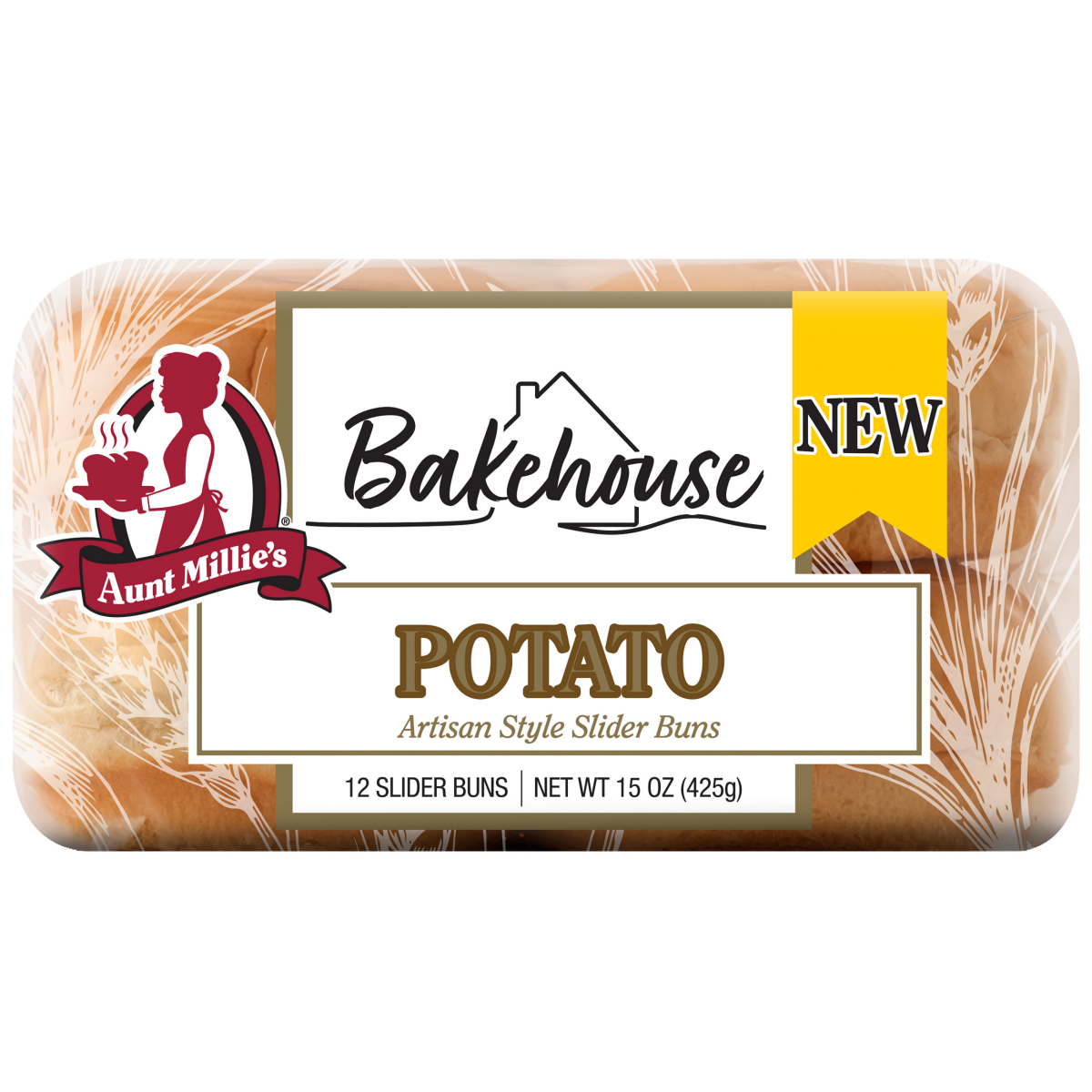 slide 3 of 8, Aunt Millie's Bakehouse Artisan Style Potato Slider Buns 12 ct, 12 ct
