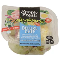 Simply Fresh Salads Deluxe Chef Salad Shaker, 6.45 oz