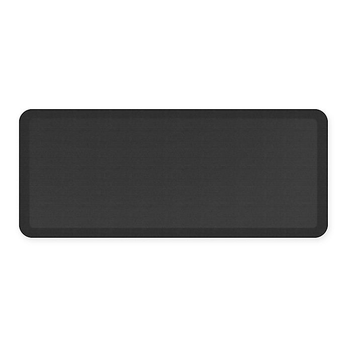 slide 1 of 1, Newlife By Gelpro Designer Comfort Mat - Grasscloth Charcoal, 20 in x 48 in