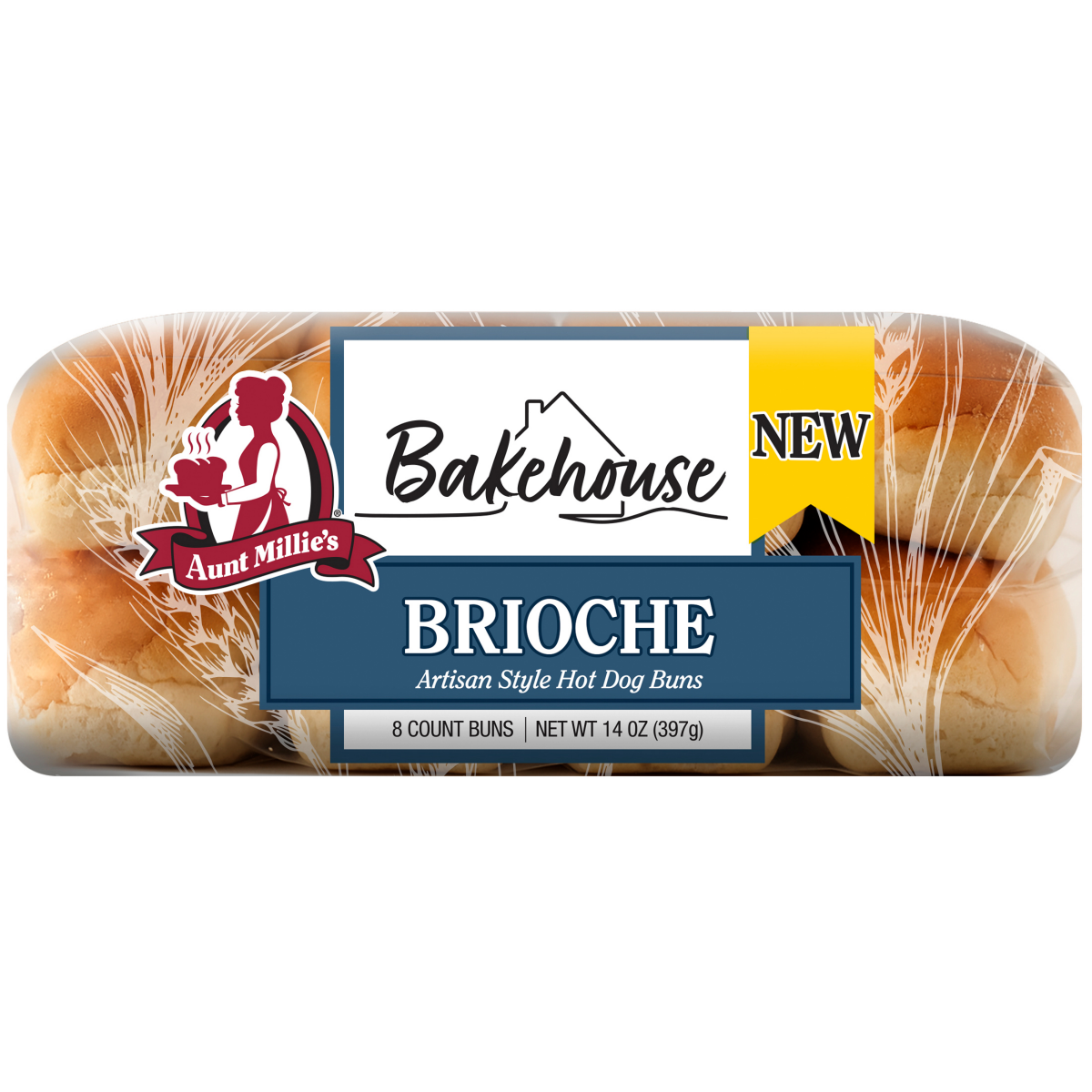 slide 4 of 8, Am Bkhs Art Brioche Hot Bun 8pk, 8 ct