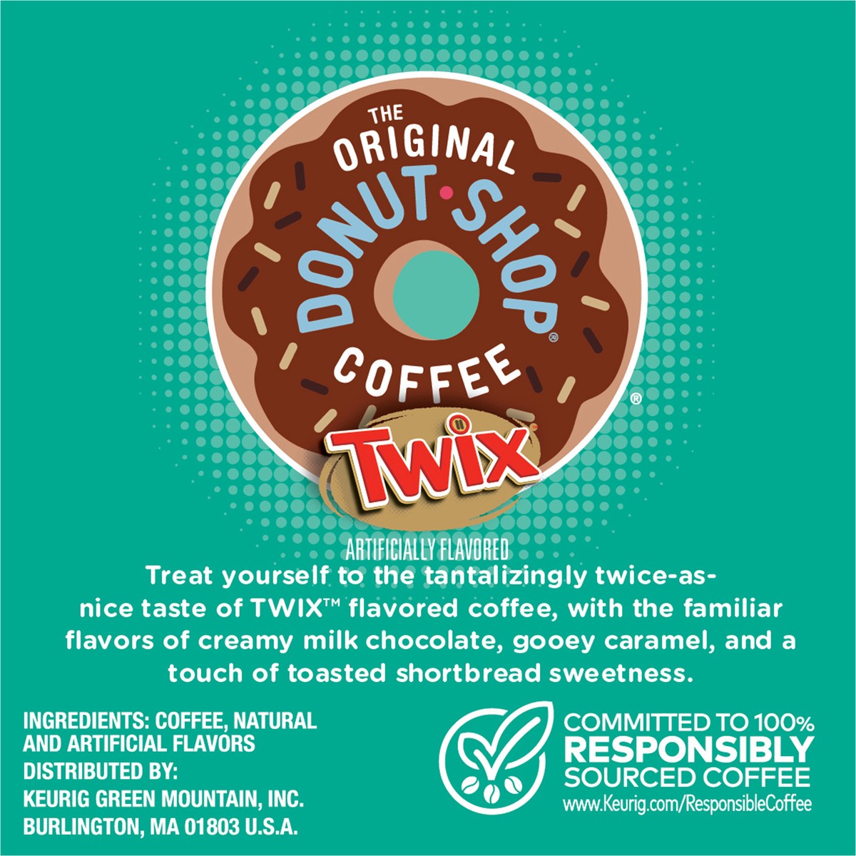 slide 2 of 11, The Original Donut Shop TWIX Coffee, Keurig Single Serve K-Cup Pods- 10 ct, 10 ct