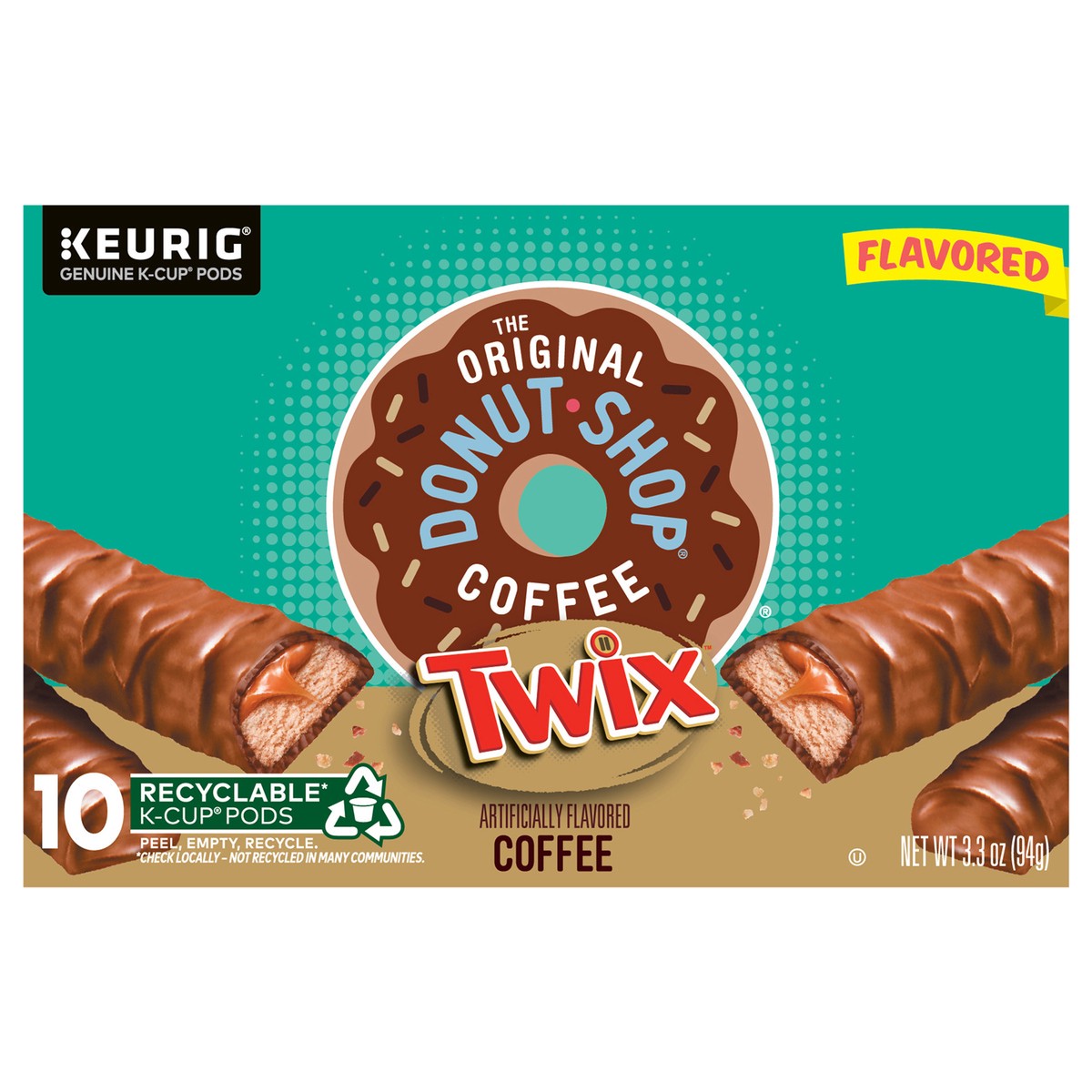 slide 11 of 11, The Original Donut Shop TWIX Coffee, Keurig Single Serve K-Cup Pods- 10 ct, 10 ct