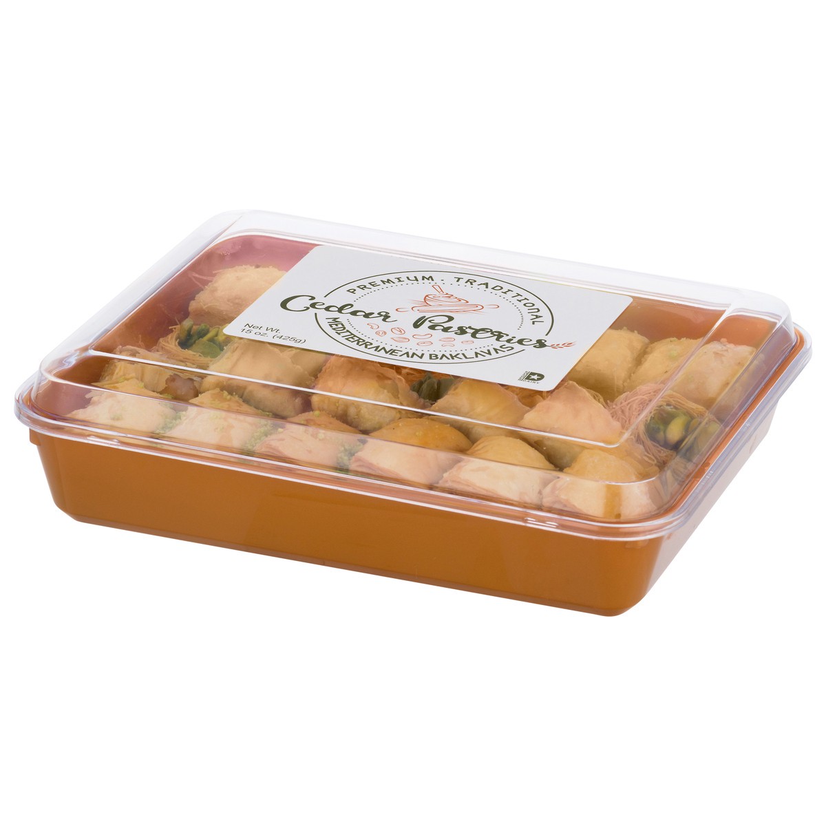 slide 13 of 13, Cedar Pastries Premium Traditional Baklavas Mix 15 oz, 15 oz