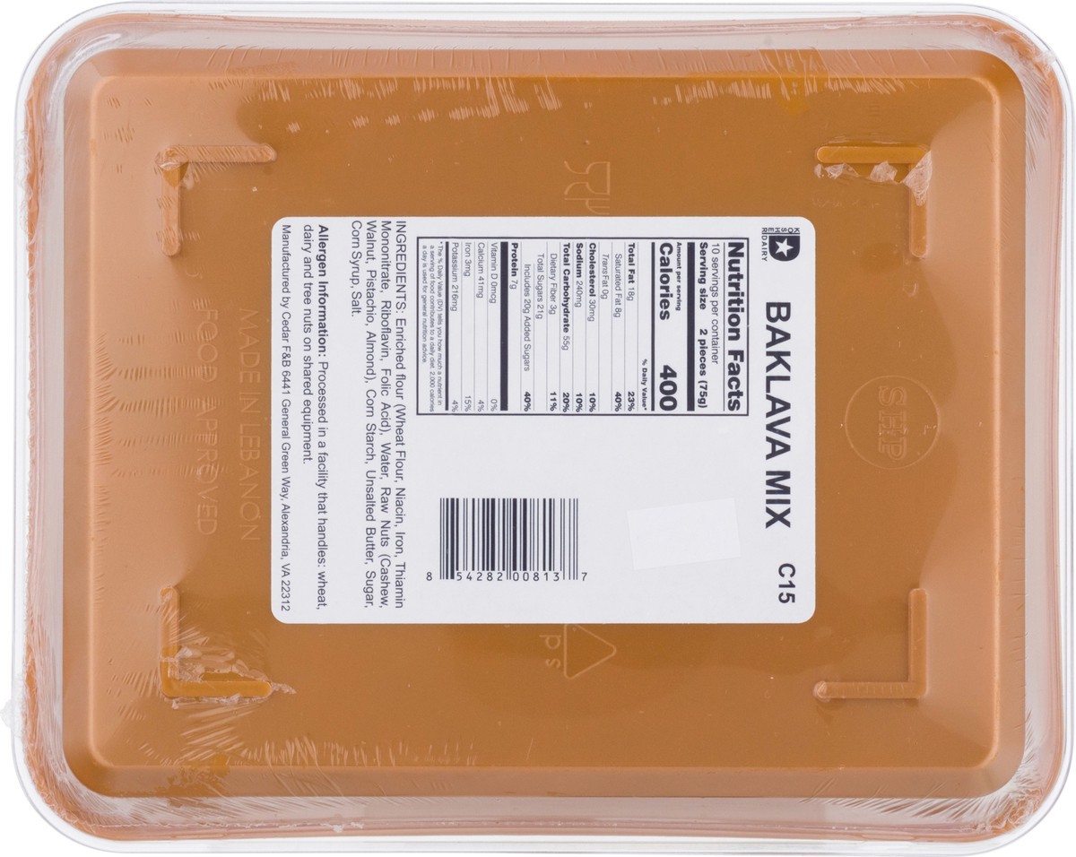 slide 4 of 13, Cedar Pastries Premium Traditional Baklavas Mix 15 oz, 15 oz