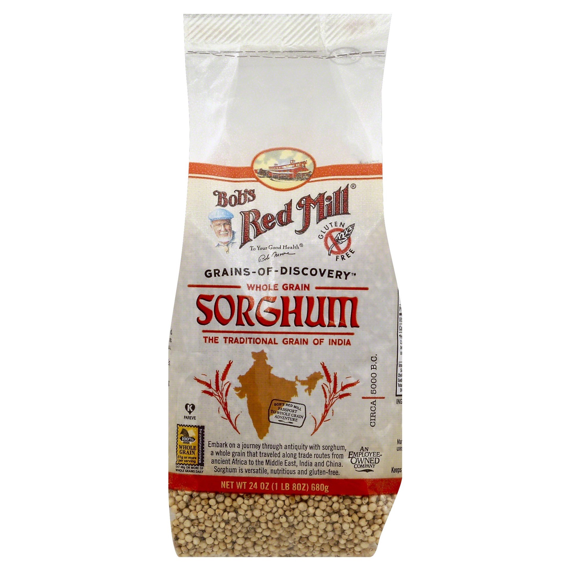 slide 1 of 5, Bob's Red Mill Whole Grain Sorghum, 24 oz