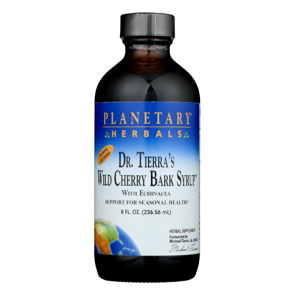 slide 1 of 1, Planetary Herbals Old Indian Wild Cherry Bark Syrup, 8 oz