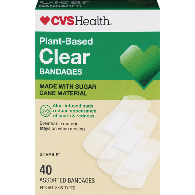 slide 1 of 1, Cvs Health Eco Friendly Bandages Mixed, 40 Ct, 40 ct