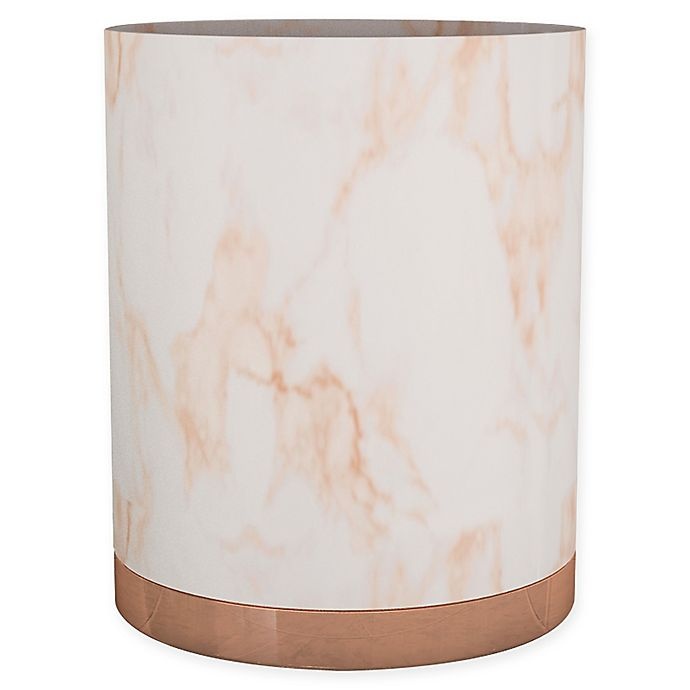 slide 1 of 5, Nu Steel Misty Wastebasket - Copper, 1 ct