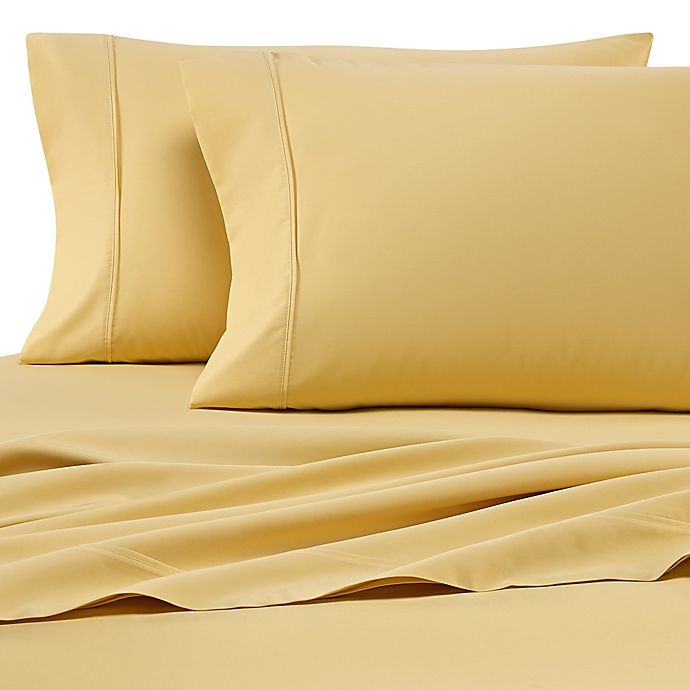 slide 1 of 1, Heartland HomeGrown 400-Thread-Count King Pillowcases - Yellow, 2 ct