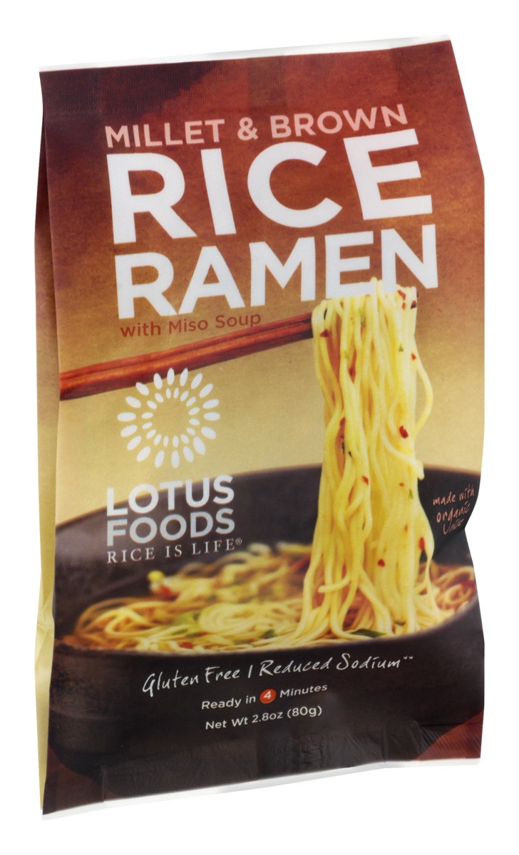 slide 2 of 11, Lotus Foods Gluten Free and Vegan Millet and Brown Rice Ramen 2.8-oz, 2.8 oz