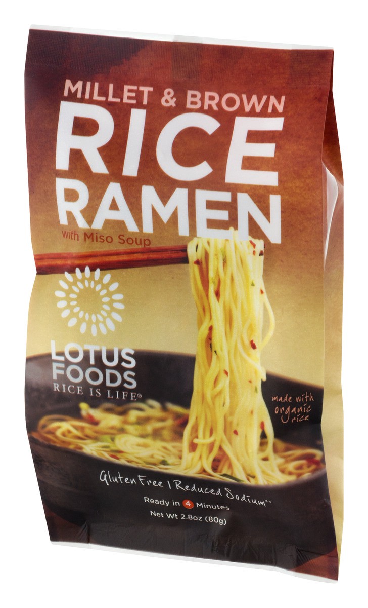 slide 7 of 11, Lotus Foods Gluten Free and Vegan Millet and Brown Rice Ramen 2.8-oz, 2.8 oz