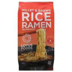 Lotus Foods Rice Ramen Millet & Brown Red Miso Soup 2.8 oz