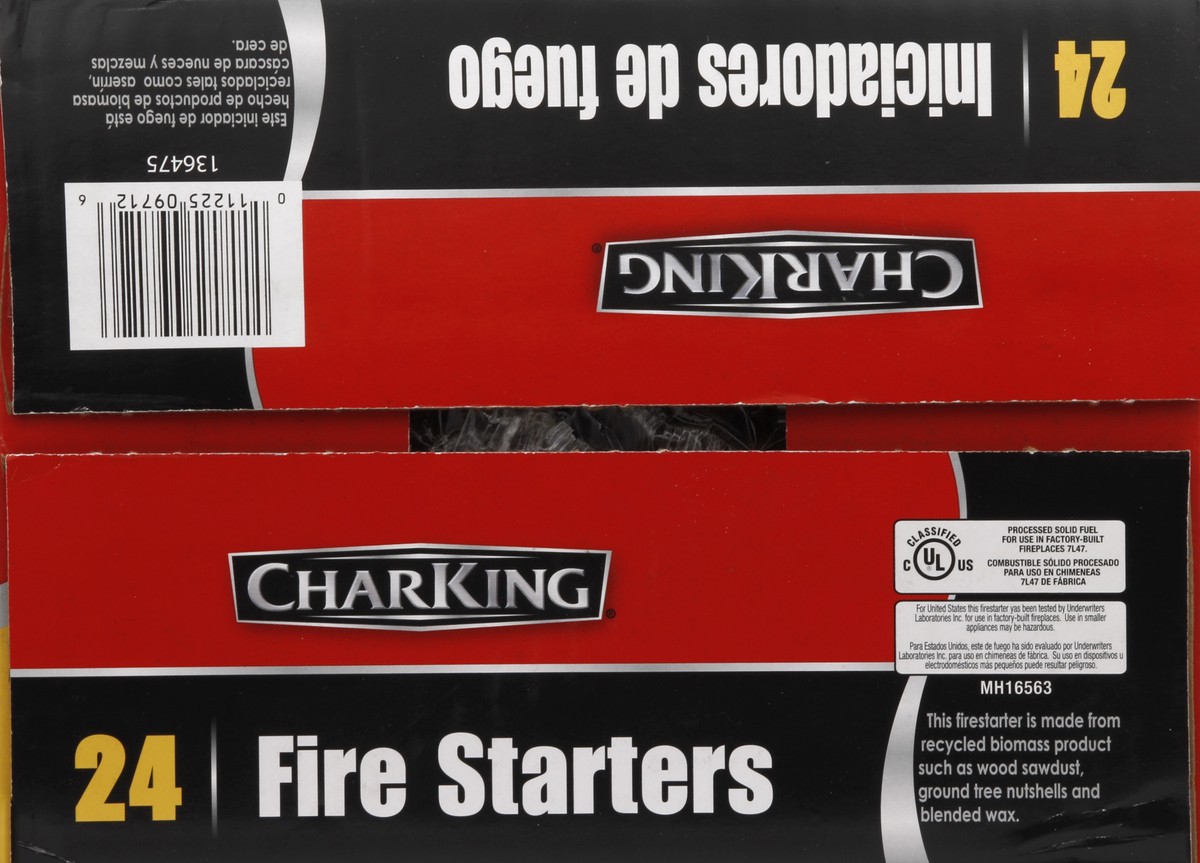 slide 2 of 6, CharKing Fireplace Fire Strter Case2, 9 lb