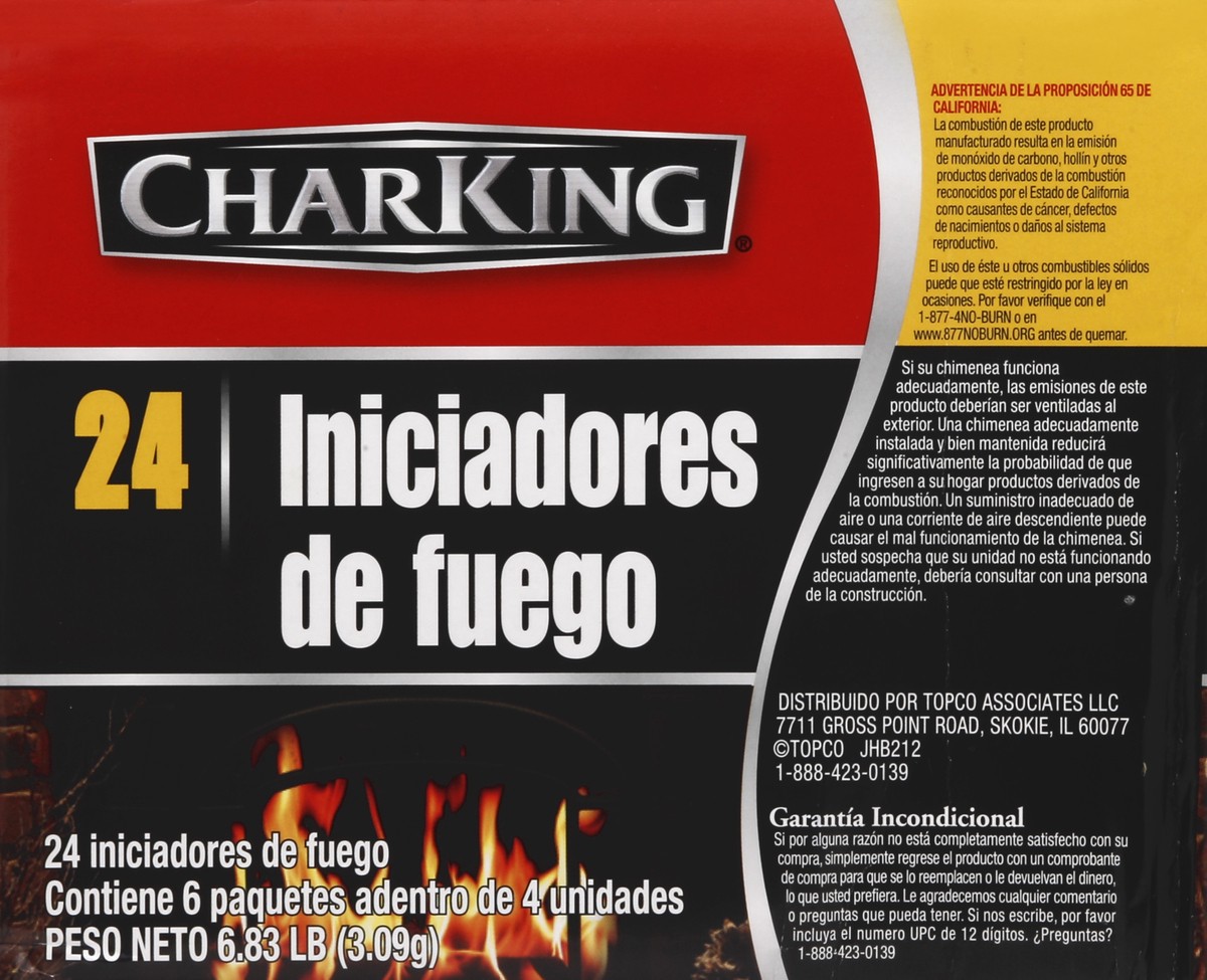 slide 3 of 6, CharKing Fireplace Fire Strter Case2, 9 lb