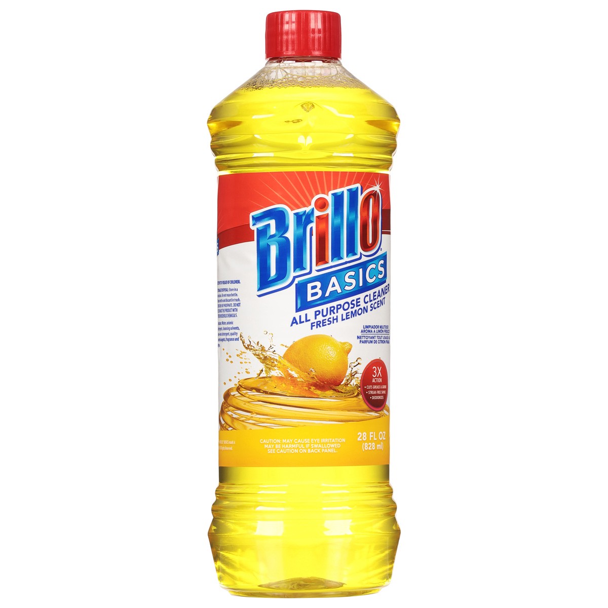 slide 2 of 9, Brillo Basics Fresh Lemon Scent All Purpose Cleaner 28 fl oz, 28 fl oz