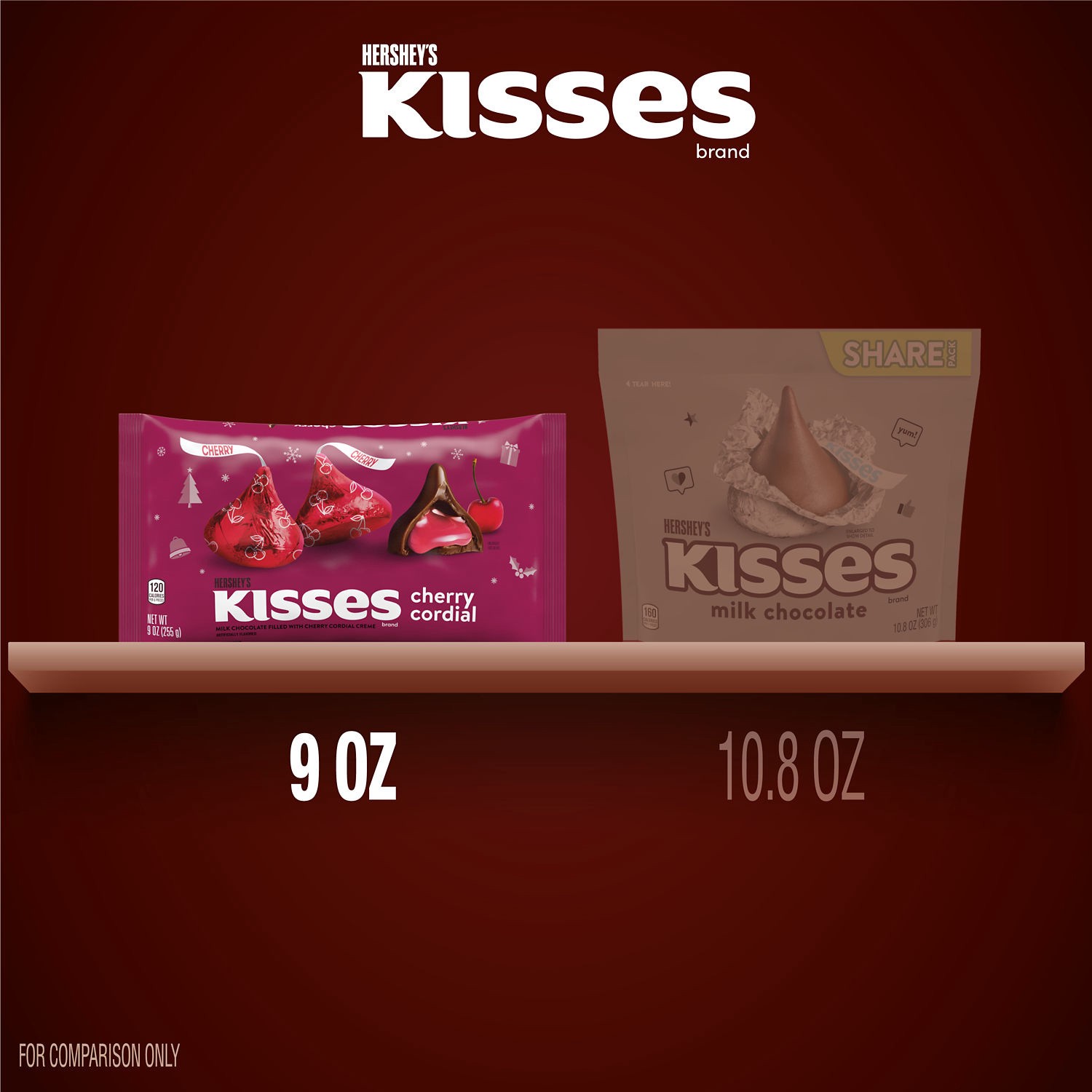 slide 4 of 8, Hershey's Candy, Cherry Cordial, 9 oz