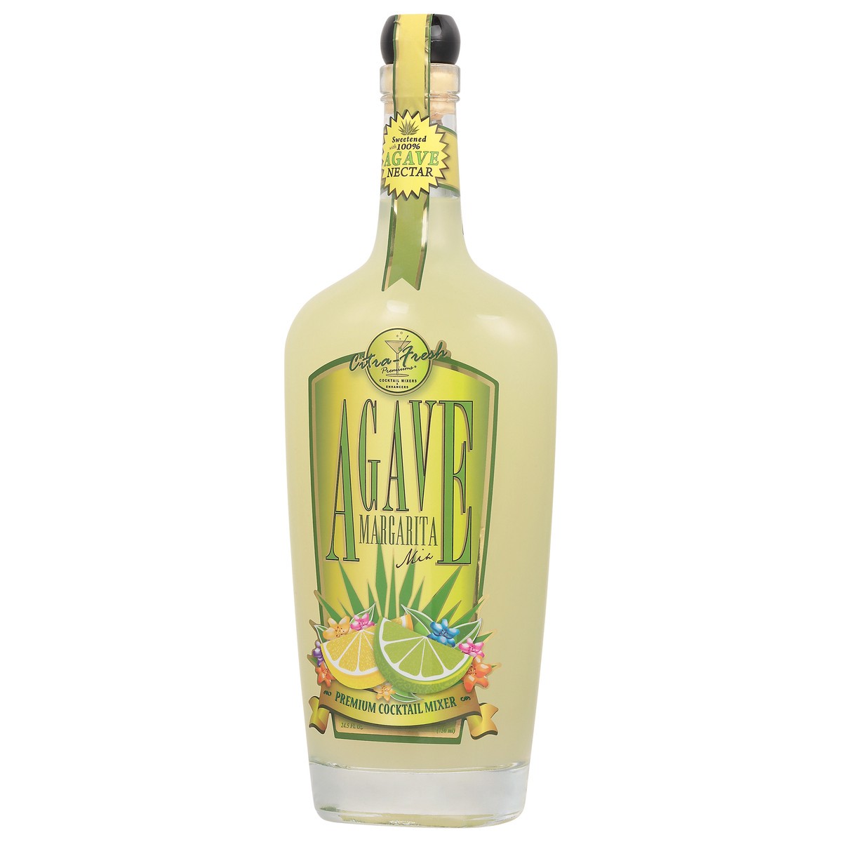 slide 2 of 9, Citra Fresh Premium Agave Margarita Mix Cocktail Mixer - 24.50 fl oz, 24.5 fl oz
