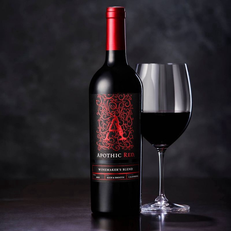 slide 3 of 5, Apothic Red Wine, 750 ml
