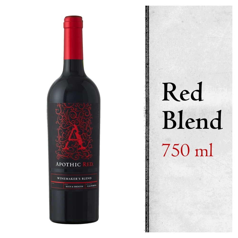 slide 1 of 4, Apothic Red, 750 ml