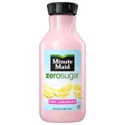 Minute Maid Zero Sugar Pink Lemonade Bottle- 52 fl oz