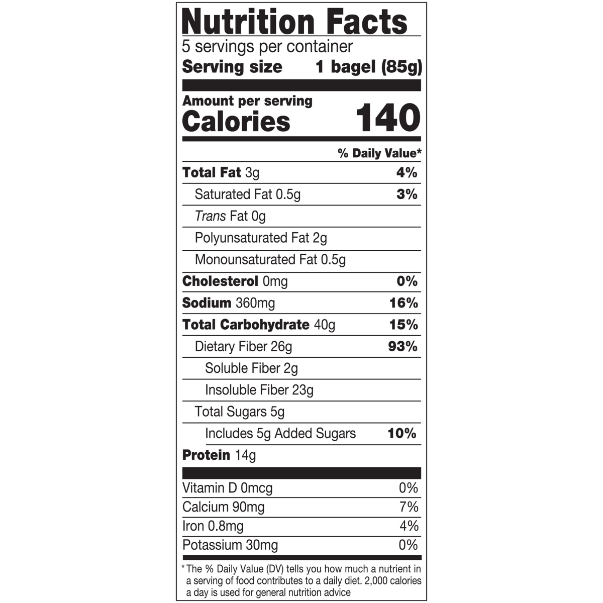 slide 4 of 8, Aunt Millie Carb Smart Cin Bagel 5pk, 15 oz