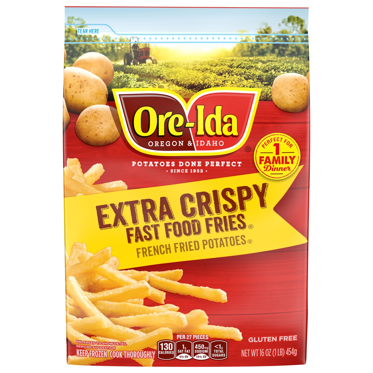 slide 8 of 13, Ore-Ida Extra Crispy Fast Food Fries, 16 oz Bag, 16 oz