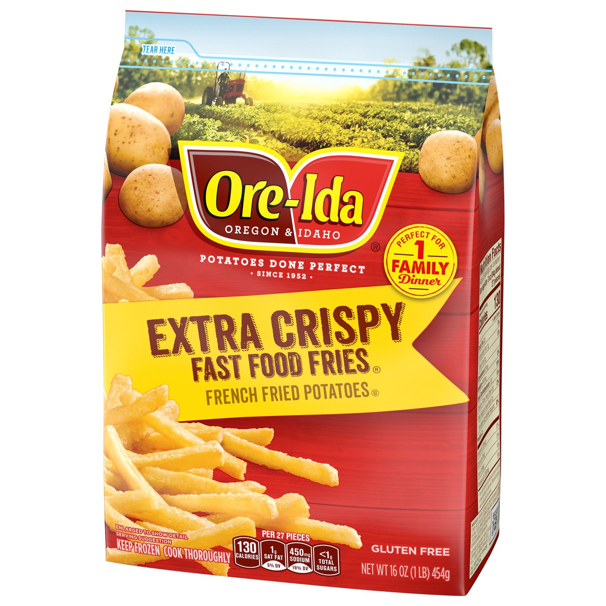 slide 5 of 13, Ore-Ida Extra Crispy Fast Food Fries, 16 oz Bag, 16 oz