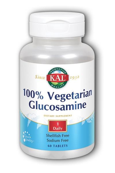 slide 1 of 1, KAL 100% Veg Glucosamine 1000Mg, 1 ct