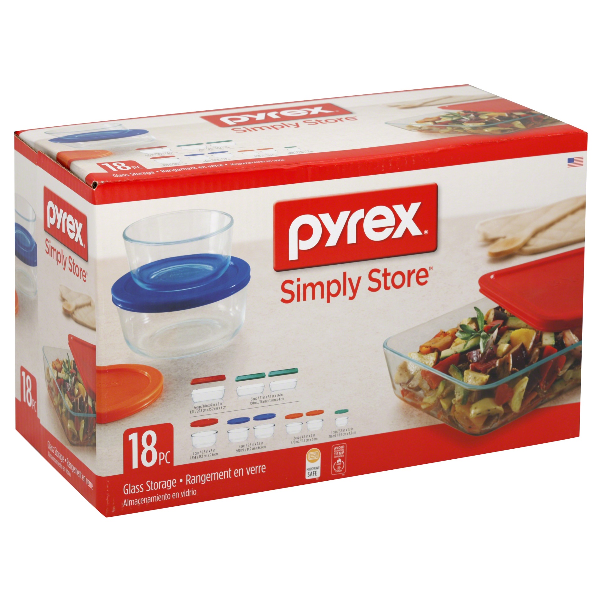 Pyrex Storage Plus Set, 18-Pc.