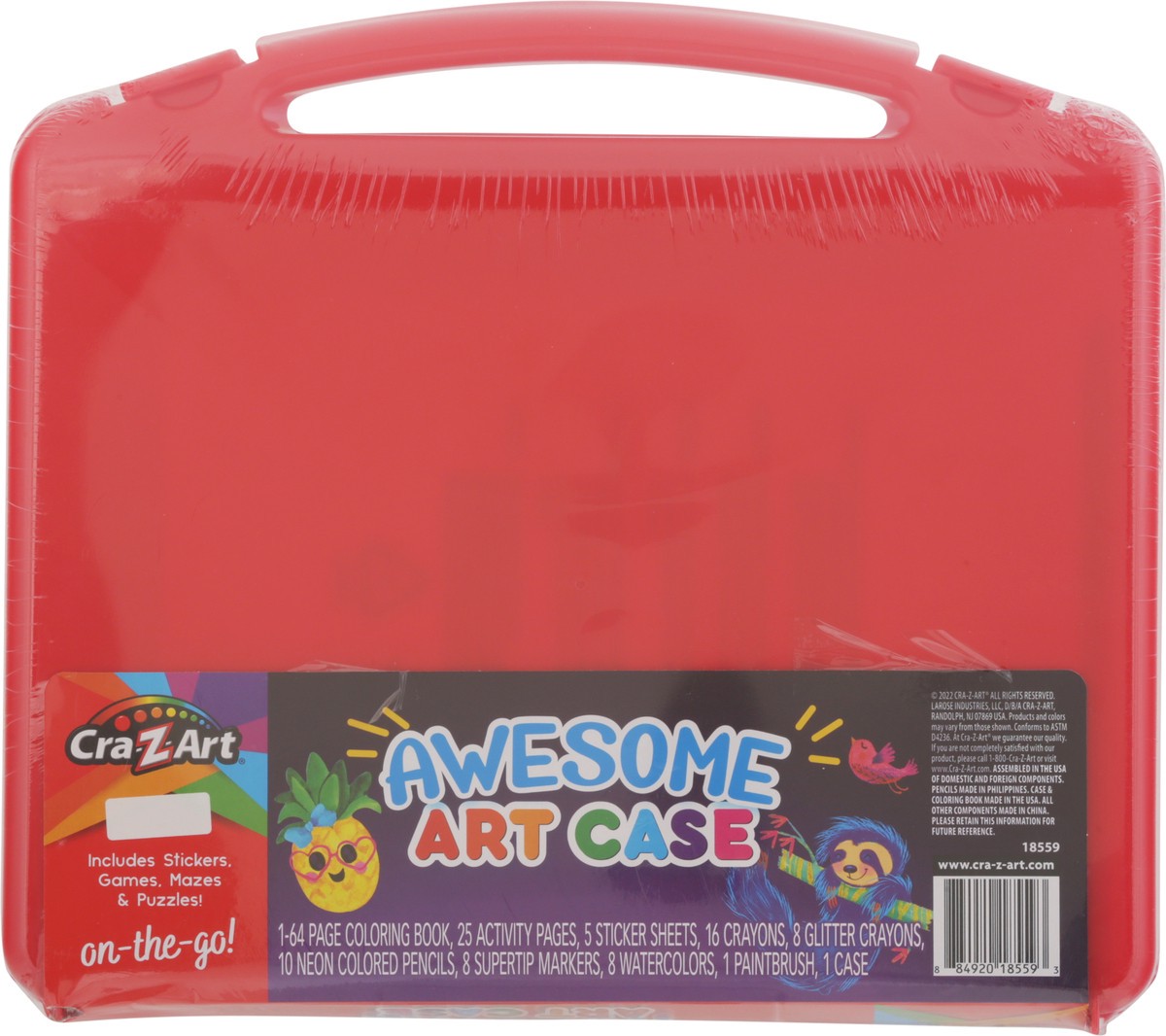 slide 2 of 10, Cra-Z-Art Awesome Art Case 1 ea, 1 ct