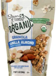 Seven Farms Organic Vanilla Almond Granola 13 oz