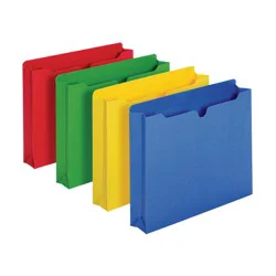 Office Depot Brand Color File Jackets, Assorted Colors