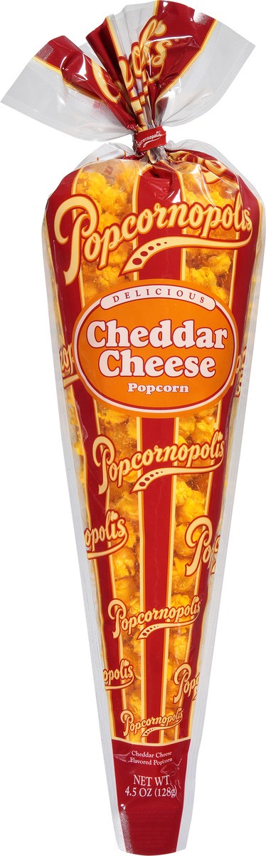 slide 10 of 14, Popcornopolis Cheddar Cheese Popcorn 4.5 oz, 4.5 oz