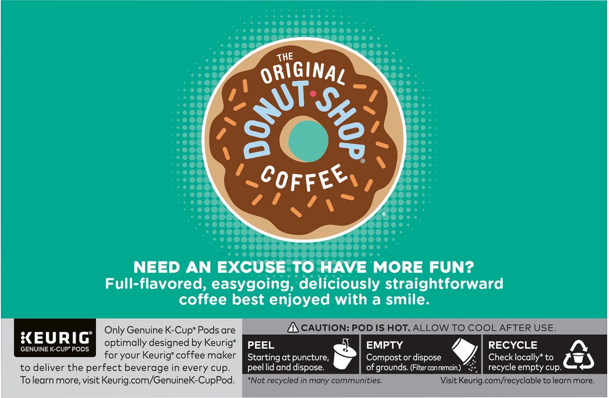 slide 5 of 11, The Original Donut Shop Duos Coconut + Mocha Keurig Single-Serve K-Cup Pods, Medium Roast Coffee, 10 Count, 10 ct