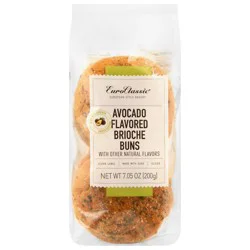 Euroclassic Avocado Flavored Brioche Buns - 4 Count