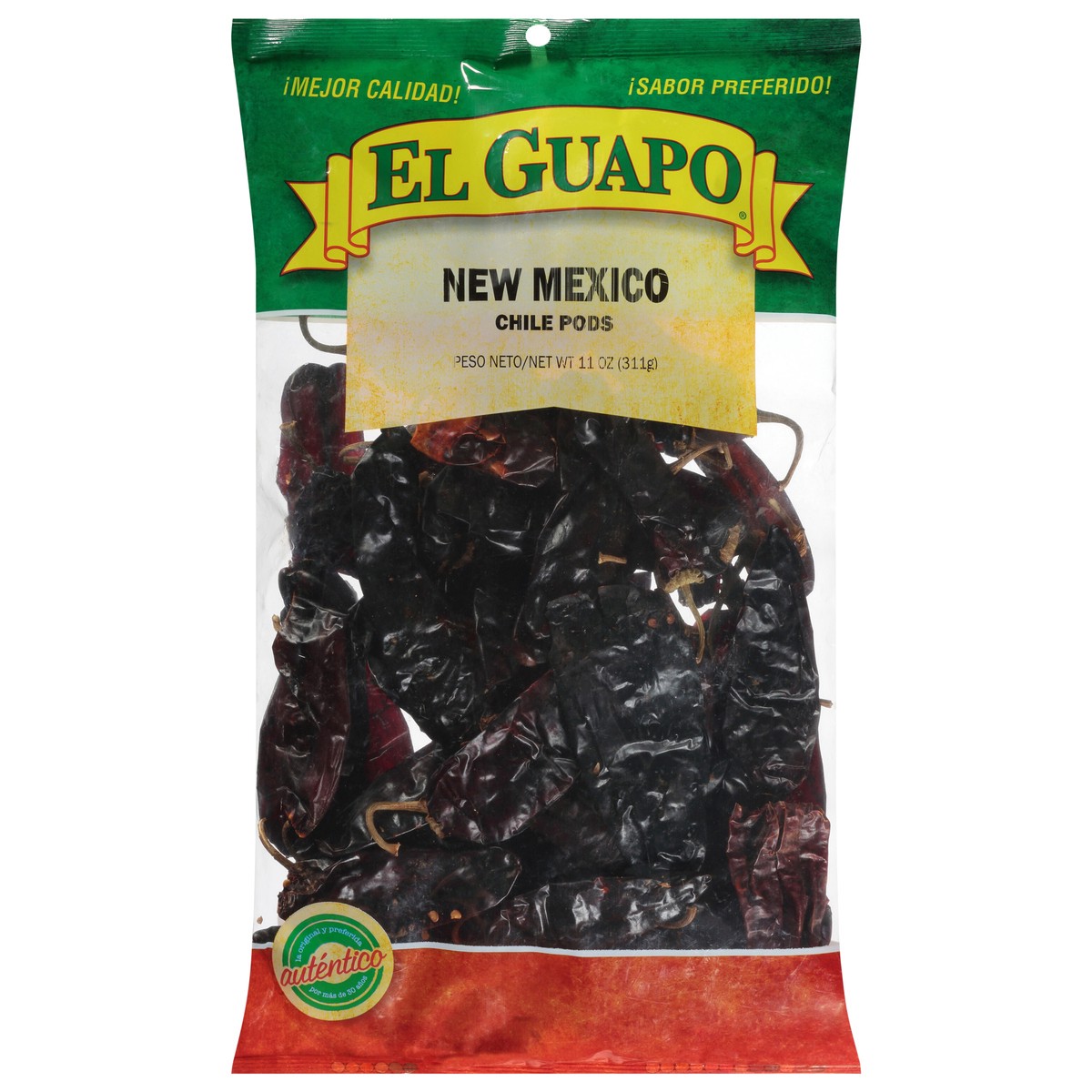 slide 1 of 7, El Guapo Whole New Mexico Chili Pods, 11 oz, 11 oz