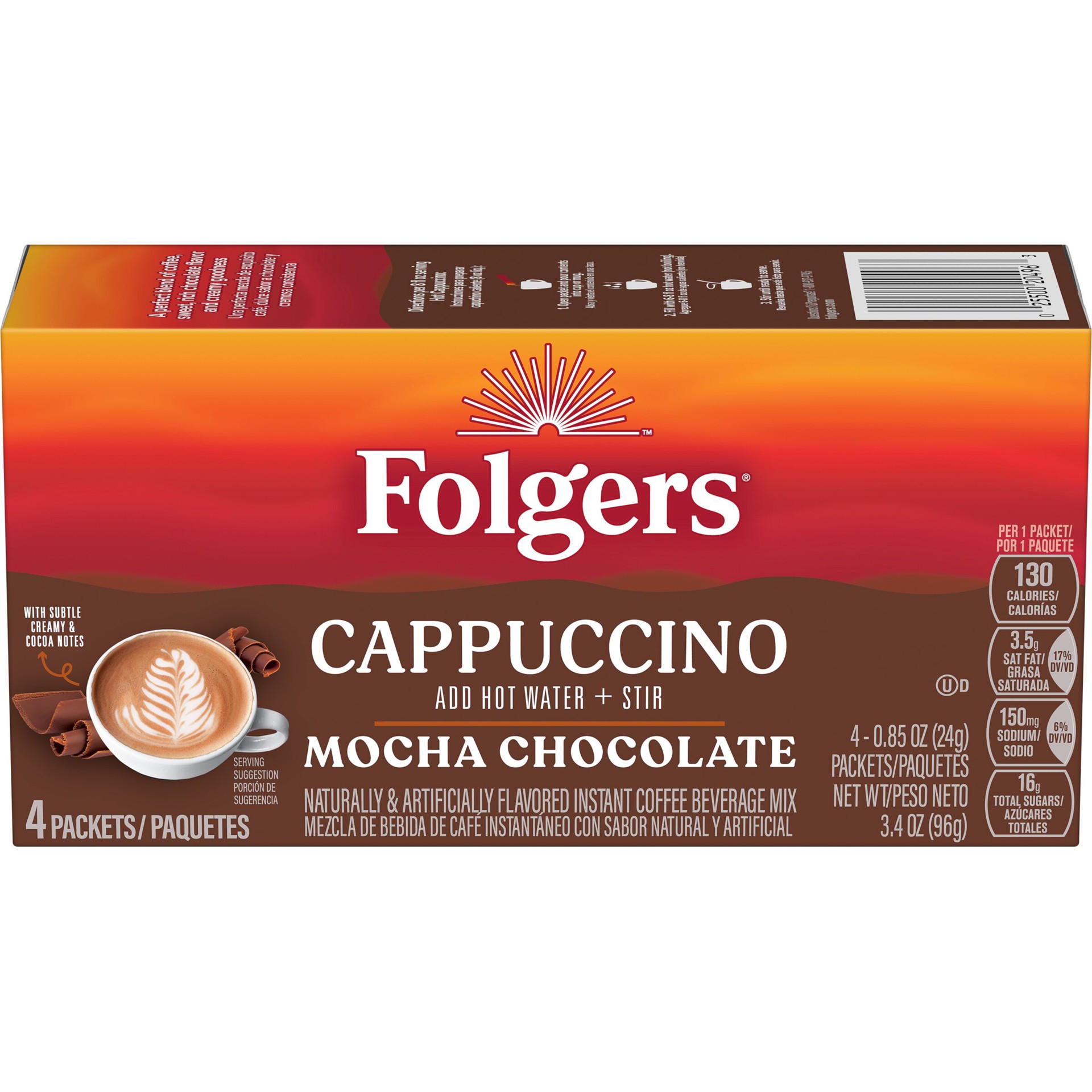 slide 4 of 5, Folgers Coffee Beverage Mix - 4 ct, 4 ct